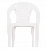 Кресло "Плетенка" белый М8536