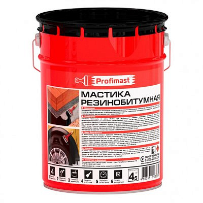 Мастика резинобитумная Profimast  5л/4,5кг
