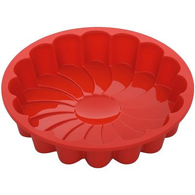 Форма для выпечки в виде цветка, силикон, 23x23x4,5см, NADOBA, серия MILA