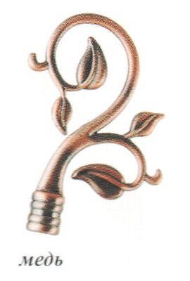 Наконечник Осенний вальс медь D16  16.01.06.400