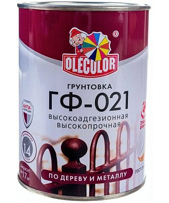 Грунт ГФ-021 OLECOLOR белый 1кг