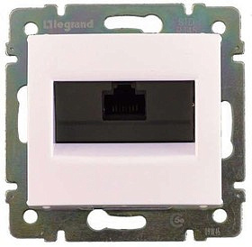 Механизм розетки информ. 1-м СП Valena RJ45 5E UTP бел. Leg  774230 