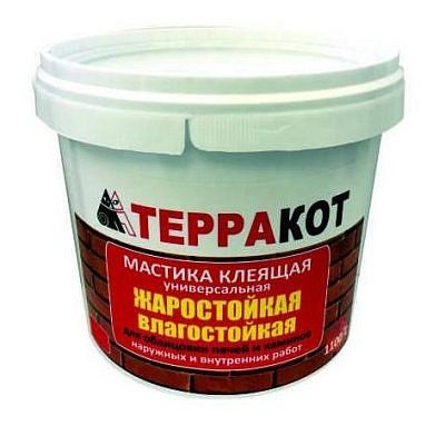 Клей Терракот мастика клеящая жаростойкая 