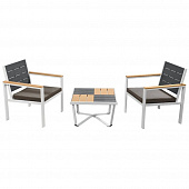 Набор мебели "Викинг-6"  стол 62х62х37 + 2 кресла