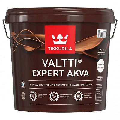 Валтти Эксперт Аква бесцв.антисептик для дерева(База под колер.) 9л