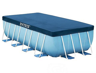 Тент для каркасного бассейна 400х200см Rectangular Frame INTEX 28037