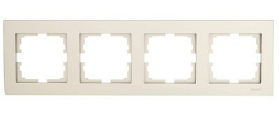Рамка 4я горизонтальная титан 742-3700-149