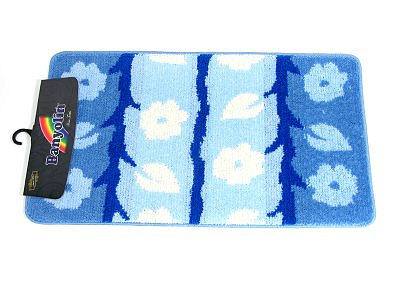 Коврик BANYOLIN SILVER из 2-шт 60*100 см BLUE голубой
