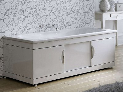 Экран под ванну 1,5 м МДФ купе Монако Still, белый Alavann