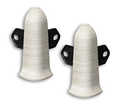 Внешний угол Ясень белый 70 мм Классик     