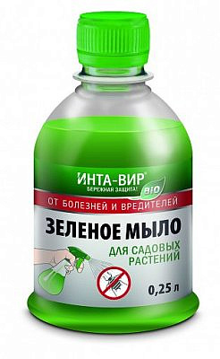 Фунгицид "Инта-Вир" Зеленое мыло 250мл Фаско 