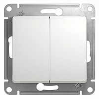 Механизм выключателя 2-клавиши белый SchE GSL000151