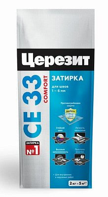 Затирка Церезит CE 33/2 Багамы №43 (2 кг) фольга