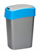 Контейнер для мусора FLIP BIN 10л голубой