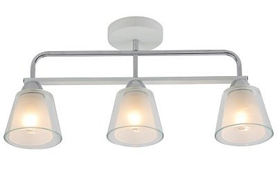 Люстра  Famosso WH+CR 3х E27/60W (55*12*25) 9020-3 