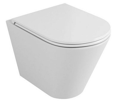 Унитаз подвесной Vind Cirkel-H OWLT190304 безободковый с сиденьем дюропласт микролифт