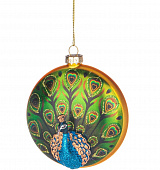 Елочная игрушка Павлин 10X5X11.5см 862-433