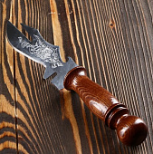 Нож-вилка (шампур) для шашлыка узбекский с гравировкой  5486351