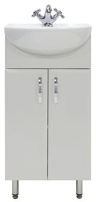 Тумба Vod-ok Манго 40 белая с умывальником