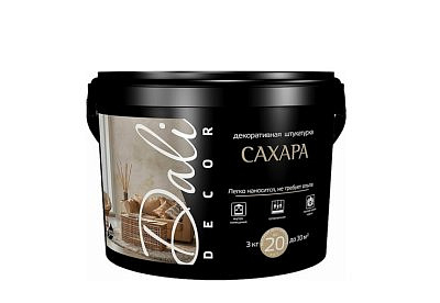 Декоративная штукатурка акриловая DALI-dekor Сахара 3кг