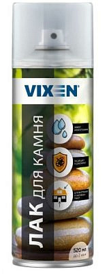 Лак для камня, аэрозоль 520мл VIXEN