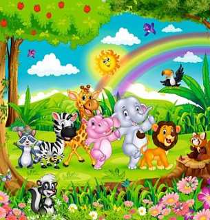 Фотообои Весёлая компания 300*270