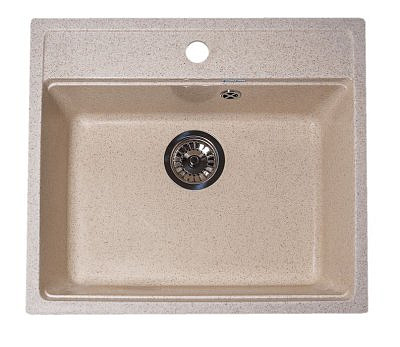 Мойка для кухни GranAlliance G-21 560х500мм цвет бежевый 