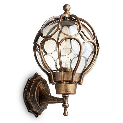 Уличный светильник Feron PL3801 черное золото IP44 60W E27 11350