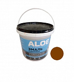 Эмаль ALOE Акриловая универсальная 0,8кг коричневая