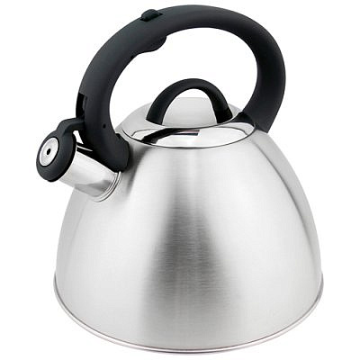 Чайник ROMANCE, объем 3 л, из нержавеющей стали со свистком, матовый