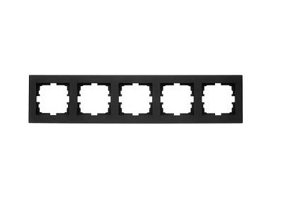 Рамка 5я горизонтальная черный бархат 4200-150