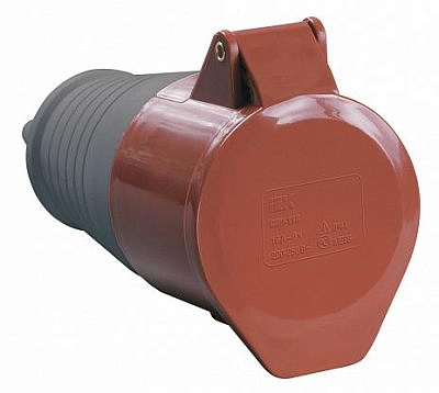 Розетка кабельная переносная 16А 3Р+РЕ+N 380B IP44 ССИ-215 ИЭК PSR22-016-5