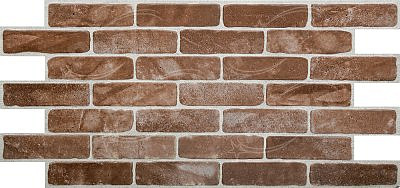 Панель ПВХ Кирпич "Старый коричнеый" (955х488мм) 0,3 мм