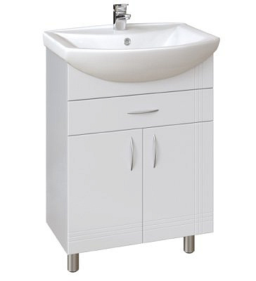 Тумба без умывальника Sanstar Вольга 60 белая