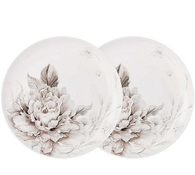 НАБОР ИЗ 2 ТАРЕЛОК ЗАКУСОЧНЫХ LEFARD "WHITE FLOWER" 20,5 СМ 415-2127