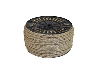 Веревка льняная крученая  6мм*20м