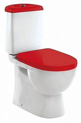 Компакт Санита Люкс Бест Люкс Red 2-режимный, сиденье мультилифт
