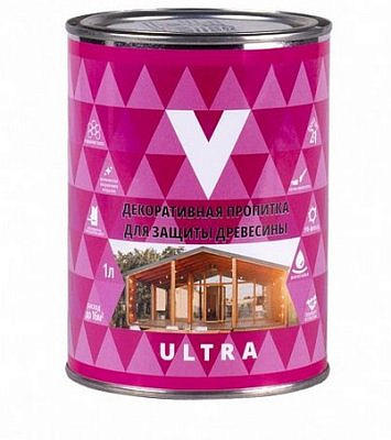 Пропитка декоративная палисандр 0,8л ULTRA "V" 