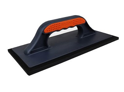 Тёрка DECOR для финишных работ черная резина 2К 280*140мм 670-003