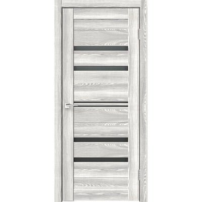 Дверь межкомнатная VELLDORIS X-LINE 6 70*200 клен айс ПО стекло черное