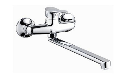 Смеситель для кухни Ростовская Мануфактура SL86-005 длинный поворотный  излив