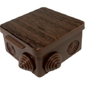 Коробка распаячная TDM ОП  80*80*50  IP54 крышка, бук, 7входов SQ1401-0612