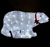 Фигура светодиодная из акрила "Белый медведь" 106186