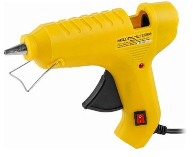 Пистолет клеевой  MOLOT MGG 1140-1 40Вт 11мм 0323122