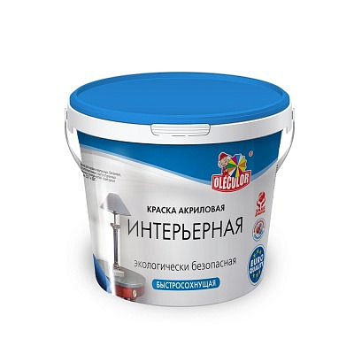 Краска ВД OLECOLOR интерьерная 14.0кг.