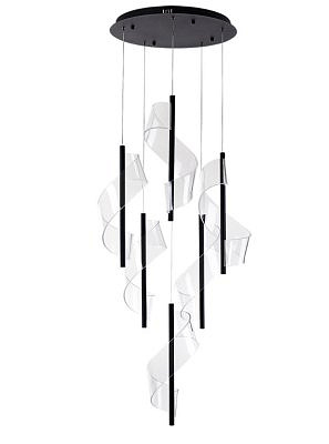 Подвес Илина черный  08042-6A,19  d 60 h200 Led 84W(4000К)