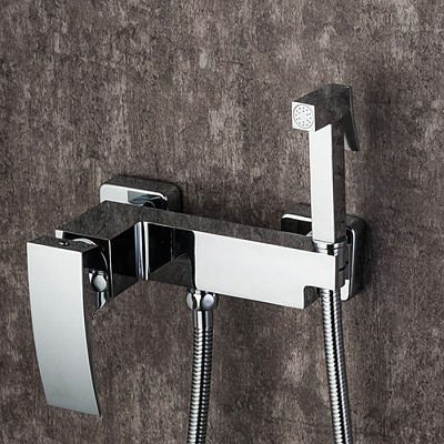 Смеситель для душа Gappo G2007 с гигиенической лейкой хром.