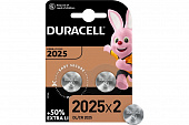 Элемент питания Duracell CR2025 BL2 37272