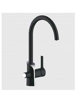 Смеситель для кухни Gappo G4303-6 с подкл.фильтр д/питьевой воды чёрный/хром