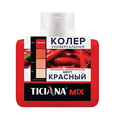 Колер TICIANA универсальный Красный 80мл
